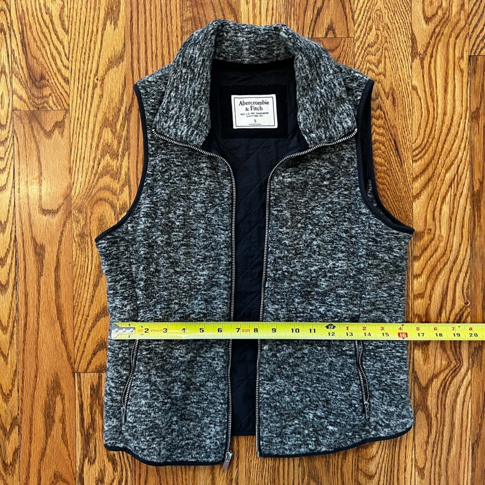 Fleece quilted vest